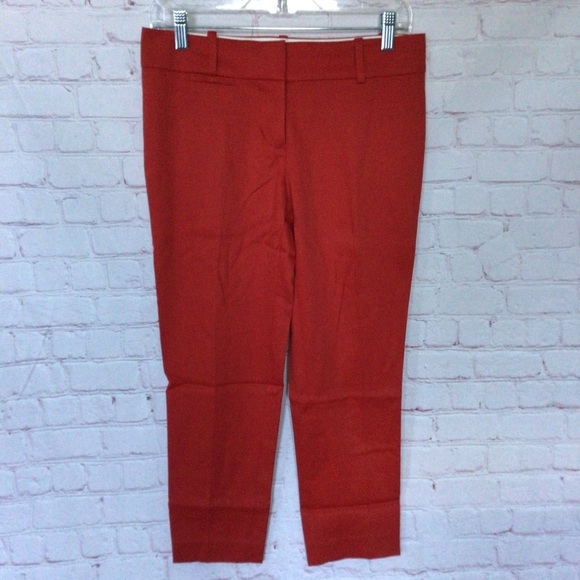 Ann Taylor Wool Blend Red Pants - Size 2P - Picture 1 of 9